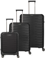 travelite Trolleyset "MOOBY 3-teilig Reisekoffer Hartschale" mit TSA-Schloss und