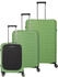grün: Travelite Mooby 4-Rollen-Trolley Set 55/66/77 cm (076841)