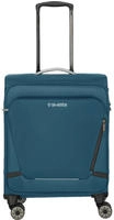 Travelite Koffer Jetpack Max 4 Cabin, petrol, Weichschale, 4 Rollen, 41 Liter, 40 x