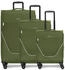 Stratic Taska 4-Rollen-Trolley Set 55/65/76 cm olive