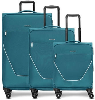 Stratic Taska 4-Rollen-Trolley Set 55/65/76 cm ocean blue
