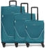 Stratic Taska 4-Rollen-Trolley Set 55/65/76 cm ocean blue