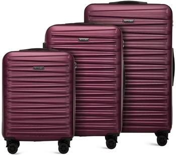 Wittchen Skyspeed Line 4-Rollen-Trolley Set 55/67/77 cm (56-3A-00S) dark red