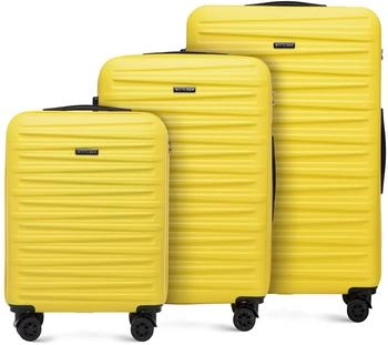 Wittchen Skyspeed Line 4-Rollen-Trolley Set 55/67/77 cm (56-3A-00S) yellow