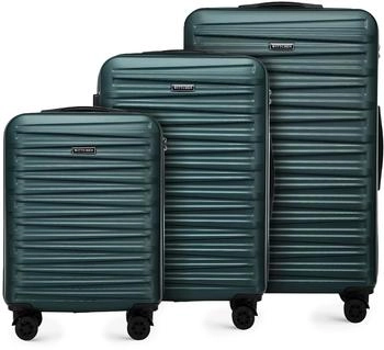 Wittchen Skyspeed Line 4-Rollen-Trolley Set 55/67/77 cm (56-3A-00S) green