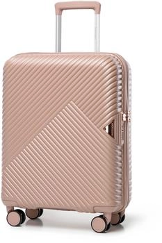 Wittchen GL Style Line 4-Rollen-Trolley 55 cm (56-3P-841) powder pink