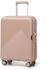 rosa: Wittchen GL Style Line 4-Rollen-Trolley 55 cm (56-3P-841)