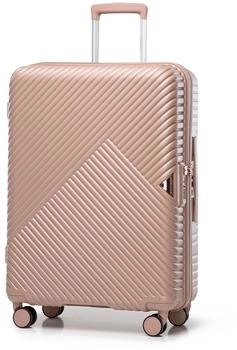 Wittchen GL Style Line 4-Rollen-Trolley 66 cm (56-3P-842) powder pink