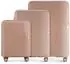 rosa: Wittchen GL Style Line 4-Rollen-Trolley Set 55/66/77 cm (56-3P-84S)