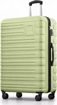 Travely Premium 4-Rollen-Trolley 77 cm fog green