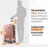 Travely Premium 4-Rollen-Trolley 77 cm rosé gold