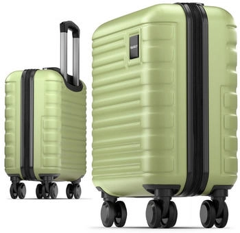 Travely Premium 4-Rollen-Trolley 45 cm fog green