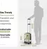 Travely Premium 4-Rollen-Trolley 45 cm fog green