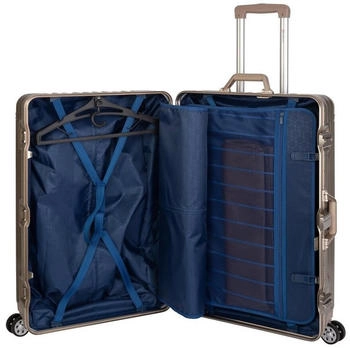Travelhouse 4-Rollen-Trolley Set 55/75 cm (T1169) gold – Durchdachte Organisation für stressfreies Packen
