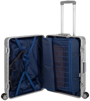 Travelhouse 4-Rollen-Trolley Set 55/75 cm (T1169) silver – Durchdachte Organisation für stressfreies Packen