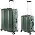 grün: Travelhouse 4-Rollen-Trolley Set 55/75 cm (T1169)