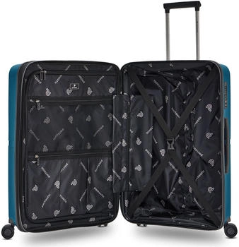 Pactastic Collection 01 M (P12346-4) turquoise metallic – Durchdachte Organisation für stressfreies Packen