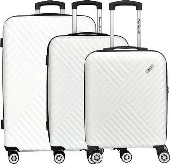 Paradise by CHECK.IN Kingston 4-Rollen-Trolley Set 55/67/77 cm white