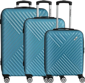 Paradise by CHECK.IN Kingston 4-Rollen-Trolley Set 55/67/77 cm turquoise