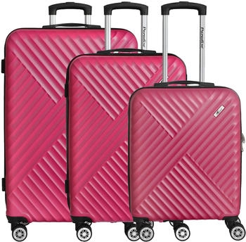 Paradise by CHECK.IN Kingston 4-Rollen-Trolley Set 55/67/77 cm pink