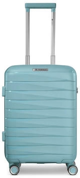 Franky London 4-Rollen-Trolley 55 cm (FRA12357) mint green