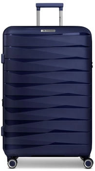 Franky London 4-Rollen-Trolley 74 cm (FRA12359) dark blue