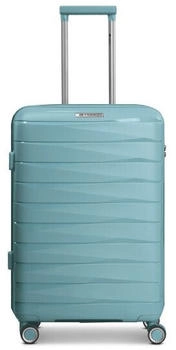 Franky London 4-Rollen-Trolley 65 cm (FRA12358) mint green