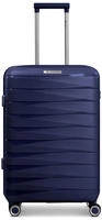 Franky Hartschalen-Trolley London, 4 Rollen, Polypropylen blau
