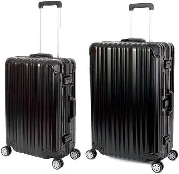 Travelhouse 4-Rollen-Trolley Set 65/75 cm (T1169) black