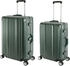 grün: Travelhouse 4-Rollen-Trolley Set 65/75 cm (T1169)