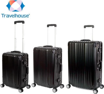 Travelhouse 4-Rollen-Trolley Set 55/65/75 cm (T1169) black