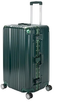 Travelhouse London Sports Trunk 4-Rollen-Trolley 75 cm green