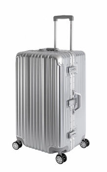 Travelhouse London Sports Trunk 4-Rollen-Trolley 75 cm silver