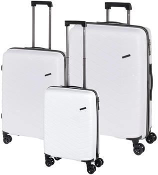 CHECK.IN Orlando 4-Rollen-Trolley Set 55/67/76 cm white