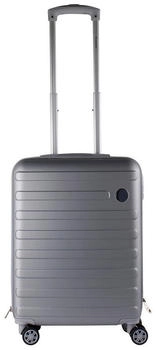 INDA-Exclusiv 4-Rollen-Trolley 55 cm (DDM-0007) silver