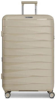 Franky London 4-Rollen-Trolley 74 cm (FRA12359) beige
