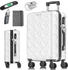 Kesser 4-Rollen-Trolley 75 cm mit Kofferwaage & Reisebrieftasche