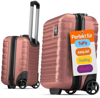 Travely Premium 2-Rollen-Trolley 40 cm (TY-HG-432) ros&eacute;gold