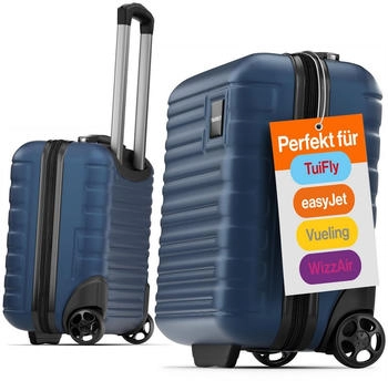 Travely Premium 2-Rollen-Trolley 40 cm (TY-HG-432) deep sea blue