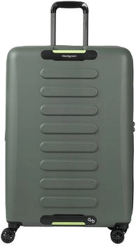 Hedgren Comby 4 roulettes Trolley 74 cm avec soufflet d'extension (HCMBY01LEX-556-01) vert