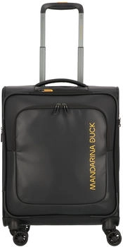 Mandarina Duck Eco Coated 4 roulettes Trolley de cabine S 55 cm (P10OSV01_651) noir