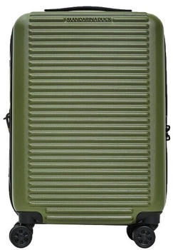 Mandarina Duck Tank Case 4 roulettes Trolley de cabine S 55 cm avec soufflet d'extension (P10FSV21_A65) olive