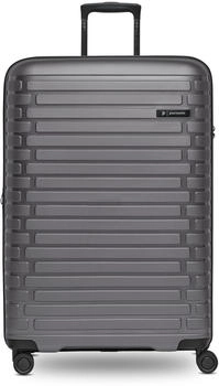 Pactastic Collection 04 THE LARGE + 4 roulettes Trolley L 75 cm avec soufflet d'extension (P12387-2-01) gris