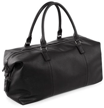 Quadra NuHude Faux Weekender Holdall Bag black