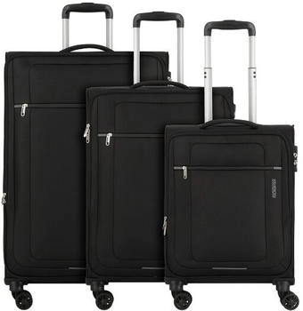 American Tourister Rampup Spinners Set 3 pcs 40/71/107L black