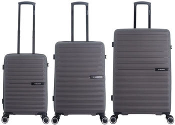 Saxoline Fiesta 4-Rollen-Trolley Set 3-teilig grey