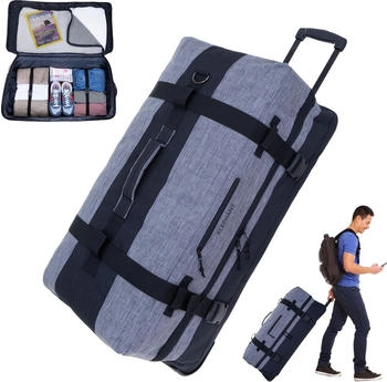 Elephant Reisetasche mit Rollen 82 cm (13032) grey