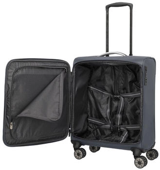 Travelite Jetpack 4-Rollen-Trolley 55 cm (090219) anthracite – Maximaler Komfort durch durchdachte Ausstattung