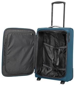 Travelite Jetpack 2-Rollen-Trolley 55 cm (090224) petrol – Durchdachte Funktionalität für stressfreies Reisen