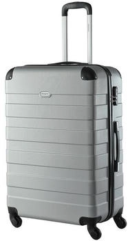 Monzana Essential 4-Rollen-Trolley 65 cm silver